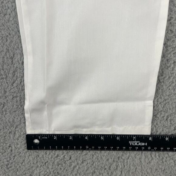 Strictly Scrubs Unisex Large White Classic Top and Pants Scrub Set - Picture 15 of 16